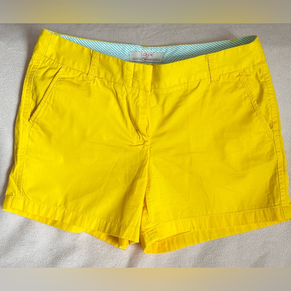 J.Crew 100% cotton 4” Chino short Broken-in Size 8 shorts